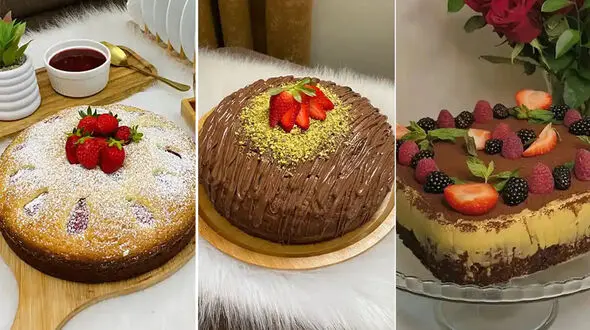 طرز درست کردن کیک خانگی به ساده ترین شکل + فیلم