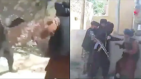 کتک زدن پیرمرد بی نوا به خاطر رقص محلی + عکس