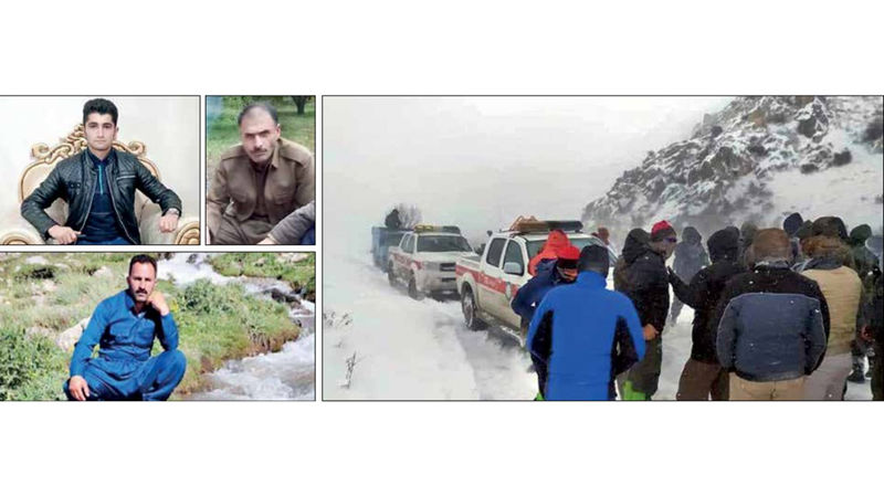 جدال با کولاک و بهمن برای نجات ۳ کولبر