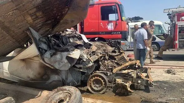 فیلم / اعلام علت انفجار اتوبوس زائران ایرانی در بابل عراق ! / 11 جسد سوخته قابل شناسایی نیستند !