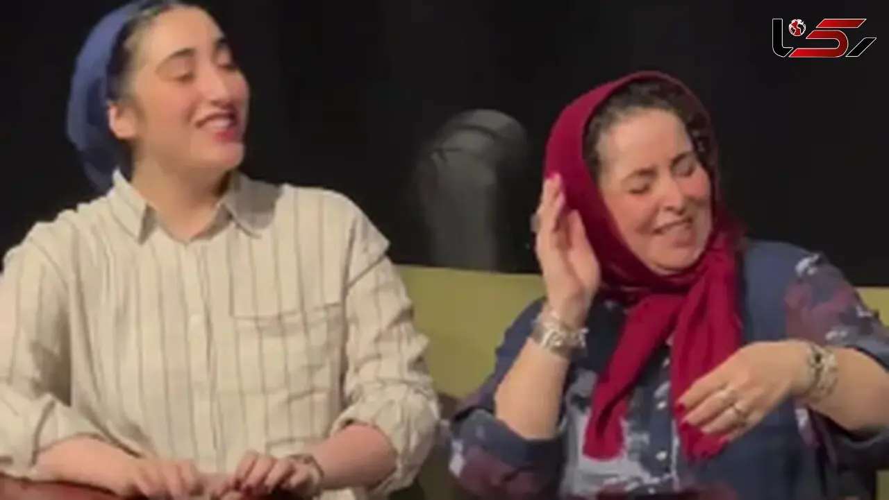 فیلم آواز باشکوه احساسیِ ژاله صامتی و دخترش جلوی چشم تماشاچیان / مادر و دختر خوش صدا همه را مبهوت کردند ...