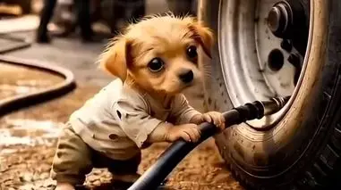 فیلم سگ زحمت کش / ساخته شده با هوش مصنوعی