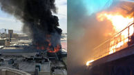 جزییات آتش سوزی هولناک در بازار تهران + فیلم و عکس