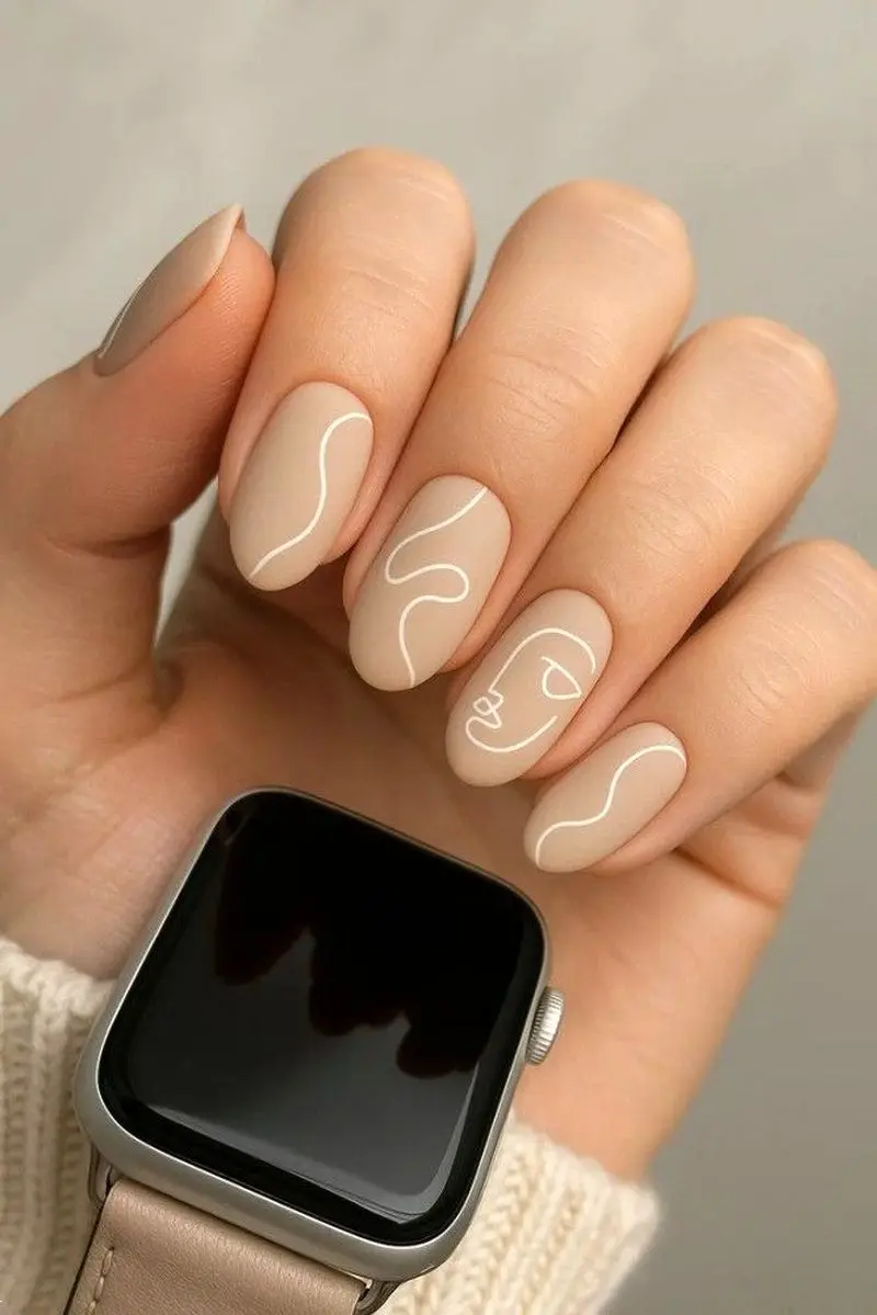 دیزاین ناخن نود | جدیدترین و شیک ترین ایده های دیزاین ناخن نود دخترانه و عروسانه 2025 با طرح هایی که ببینی عاشقش میشی!