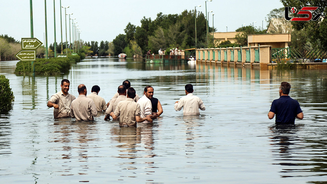 کارخانه های نیشکر خوزستان در سیل غرق شدند! +گزارش تصویری  