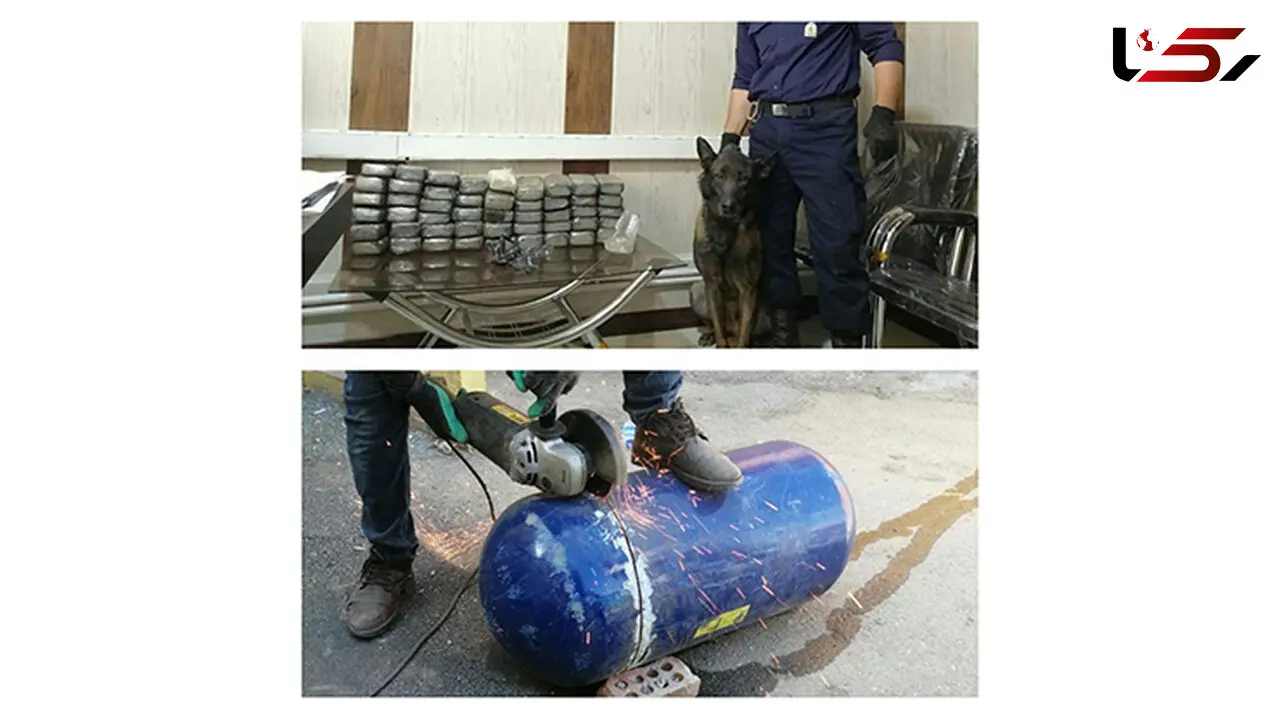 کپسول گاز سمند پر از هروئین بود / ماموران گمرک در مرز ترکیه سد راه شدند+عکس