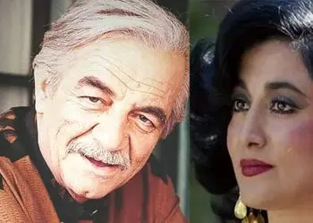 فیلم دیده نشده از گفت  و گوی منوچهر نوذری با حمیرا در حیاط خانه شبیه قصر خانم خواننده / شوهرم شب ها اجازه نمی دهد بخوابم
