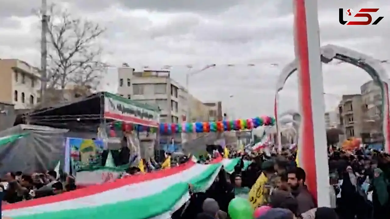 فیلم / راهپیمایی ۲۲ بهمن در تهران