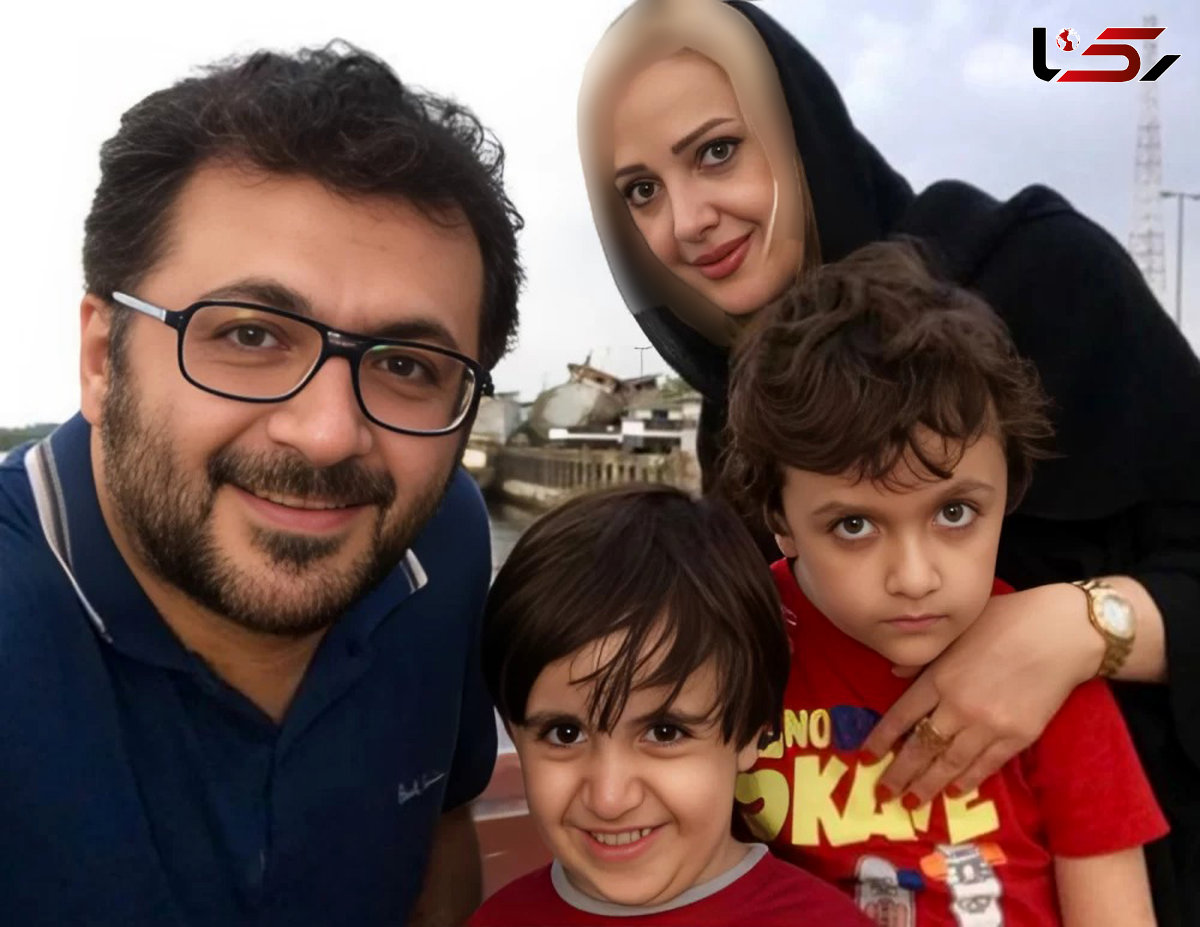 عکس های جگرسوز گریه های همسر و پسر تپلوی شهرام عبدلی در روز تشییع پیکرش/ چه زود رفتی و یتیم شدم من بابا ... / روحش شاد