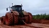 فیلم / تراکتور مقاوم در برابر گل و آب گرفتگی