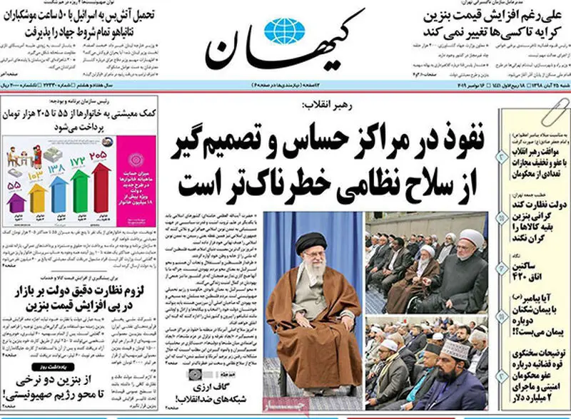 عناوین روزنامه‌های امروز