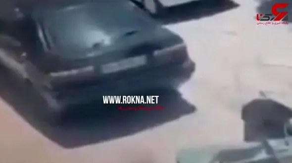 قیلم لحظه سقوط مرگبار کولر به روی