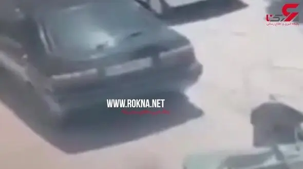 قیلم لحظه سقوط مرگبار کولر به روی