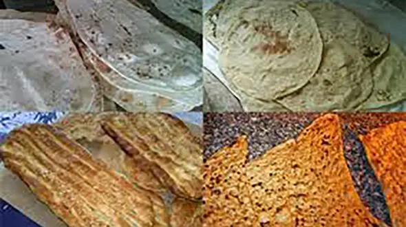 کالری انواع نان ها چقدر است؟
