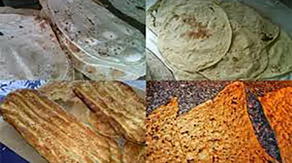 کالری انواع نان ها چقدر است؟