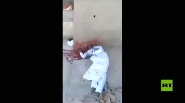 اولین فیلم تکان دهنده از صحنه ترور فرزند معمر قذافی