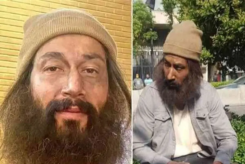 تغییر چهره بهرام افشاری
