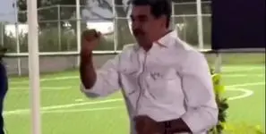 مادورو چگونه رقص معروف ترامپ را بازسازی کرد؟