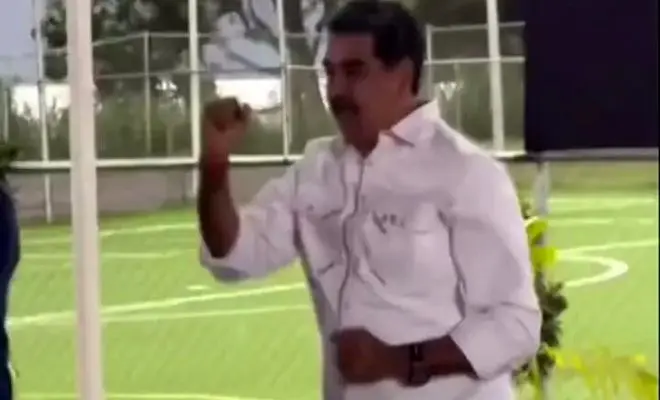 مادورو چگونه رقص معروف ترامپ را بازسازی کرد؟