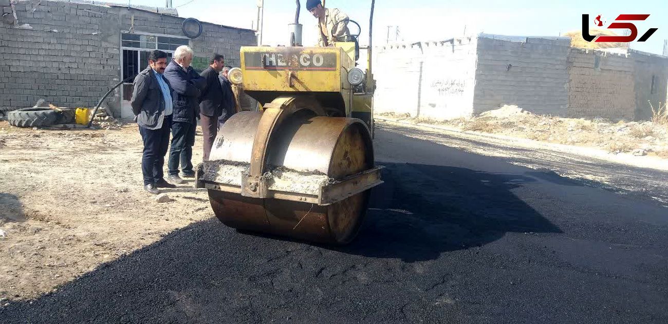 معابر روستاهای نظر کهریزی آسفالت می شود