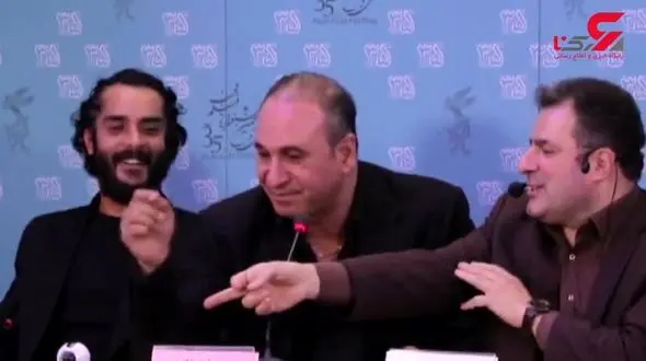 شوخی خنده دار حمید فرخ نژاد در کنفرانس خبری فیلم گشت دو  + فیلم