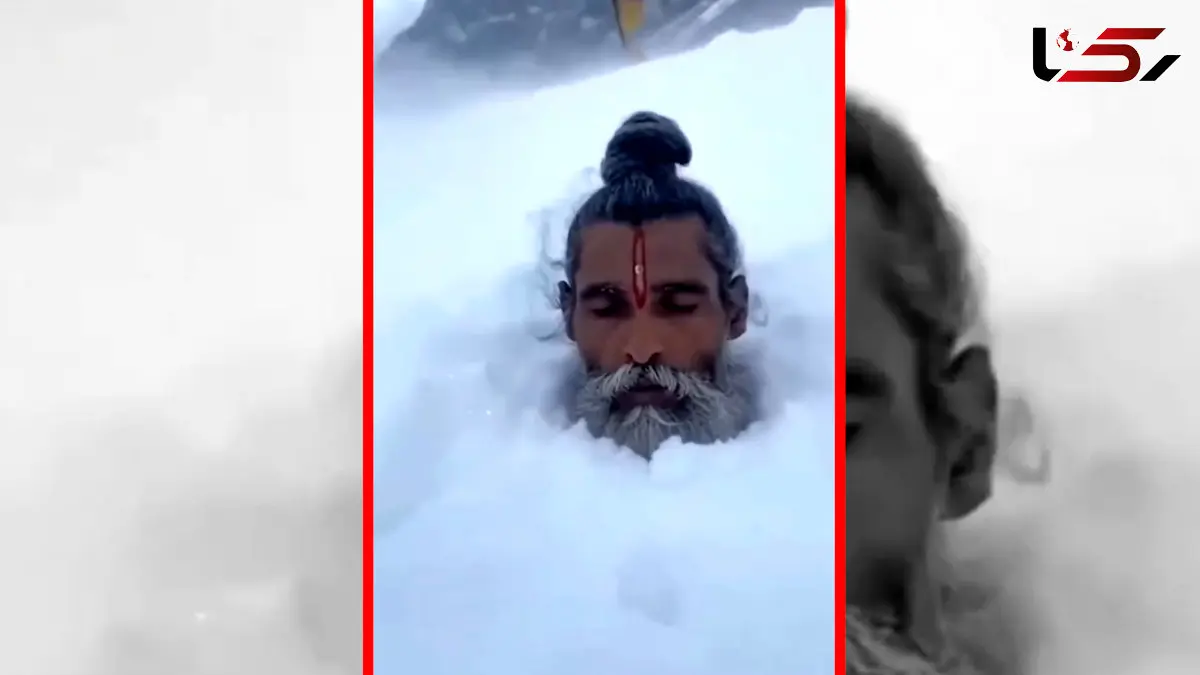 فیلم مرتاض هندی در شرایط سخت کوهستانی