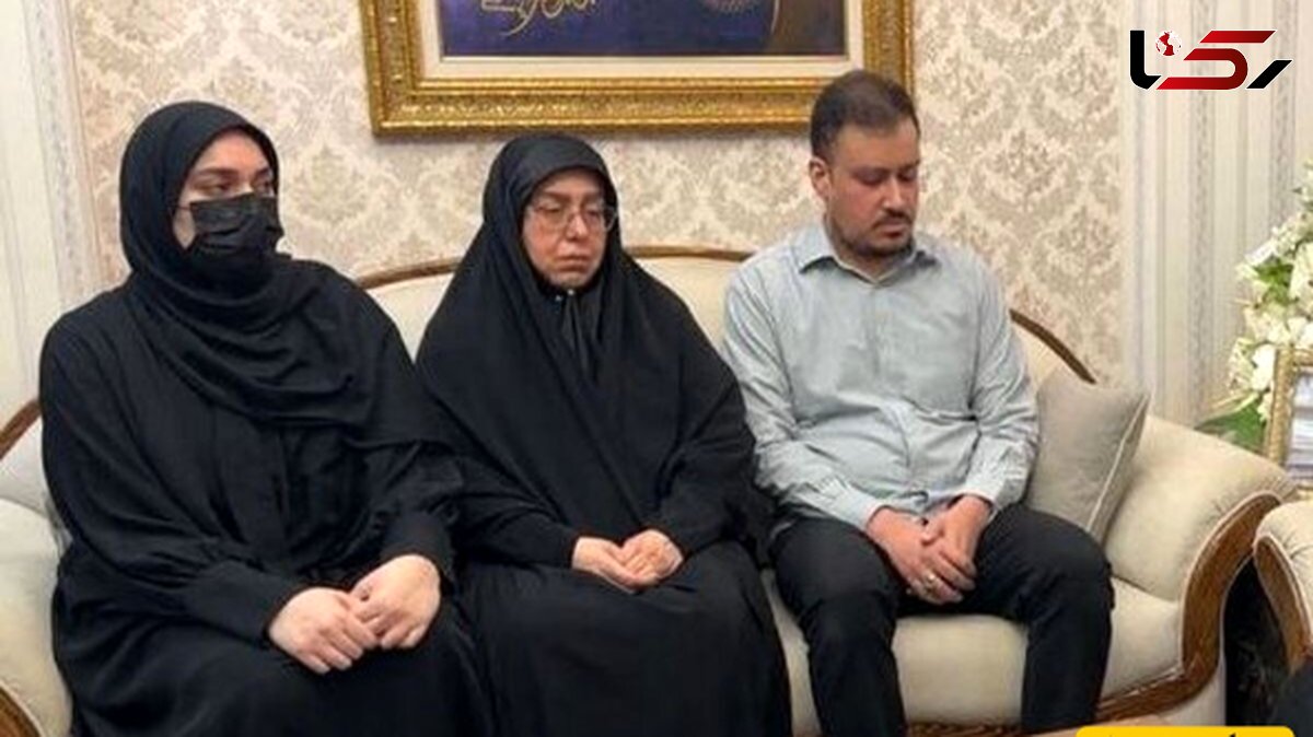 تصاویر غمناک همسر و پسر شهید امیرعبداللهیان / قصه‌ای از غم و فراغ