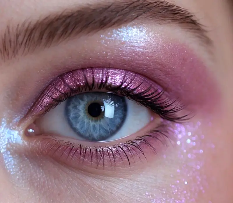 ارایش چشم ساده بدون خط چشم