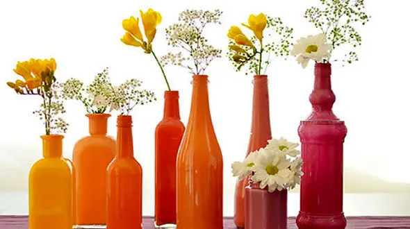 شیشه‌های بازیافتی را تزئین کنید+ فیلم