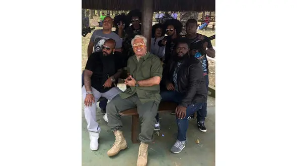 گریم عجیب و جالب حمید فرخ نژاد در برزیل 