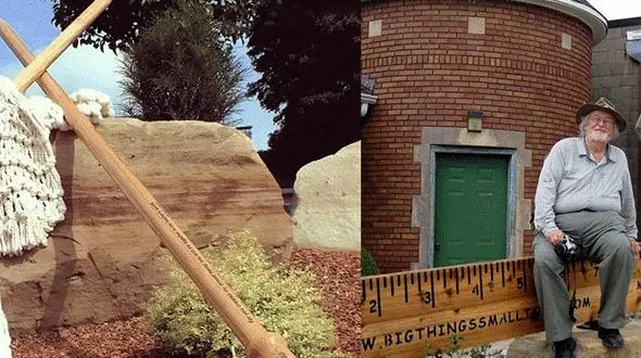 شهری با اشیای غول پیکر +عکس های دیدنی و جالب 