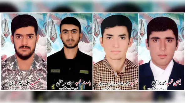 اولین عکس از سه شهید زاهدان / در عملیات تروریستی به شهادت رسیدند