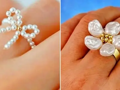 انگشتر دخترانه مرواریدی؛ 15 طرح خاص و جذاب