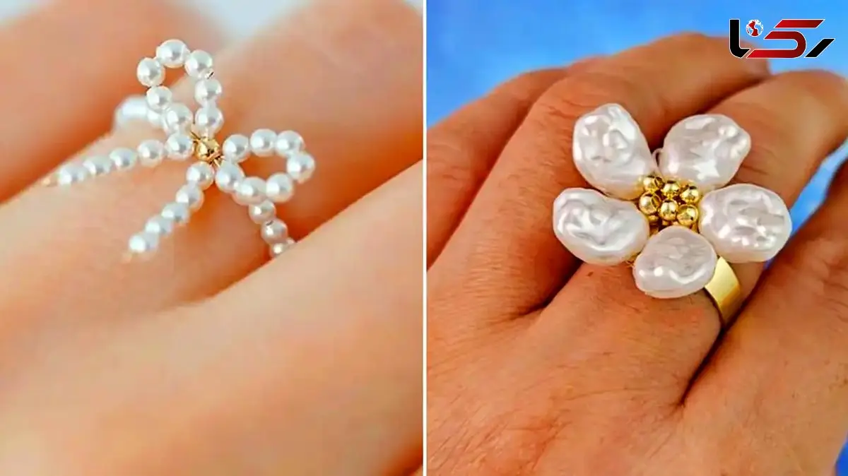 انگشتر دخترانه مرواریدی؛ 15 طرح خاص و جذاب