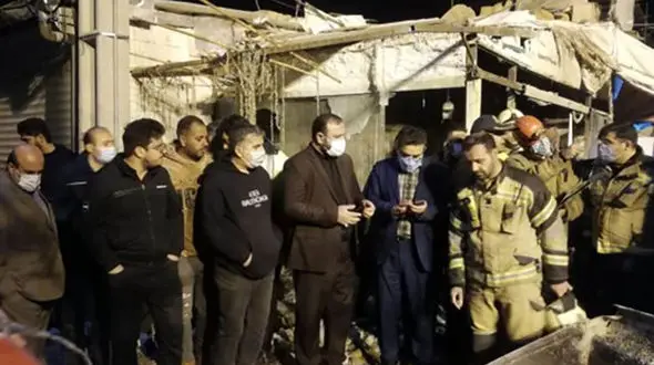 صدور دستورات ویژه قضایی برای بررسی علل حادثه بازار گل محلاتی