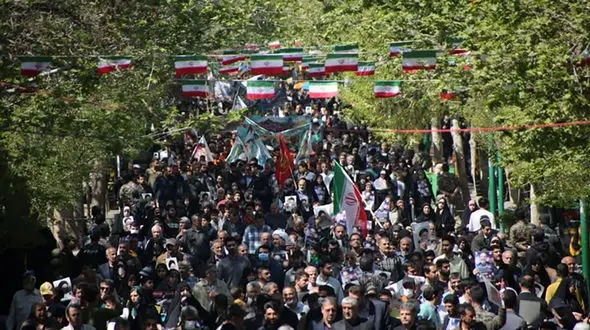 لحظه به لحظه با راهپیمایی روز قدس در ایران + فیلم