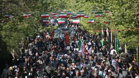 لحظه به لحظه با راهپیمایی روز قدس در ایران + فیلم