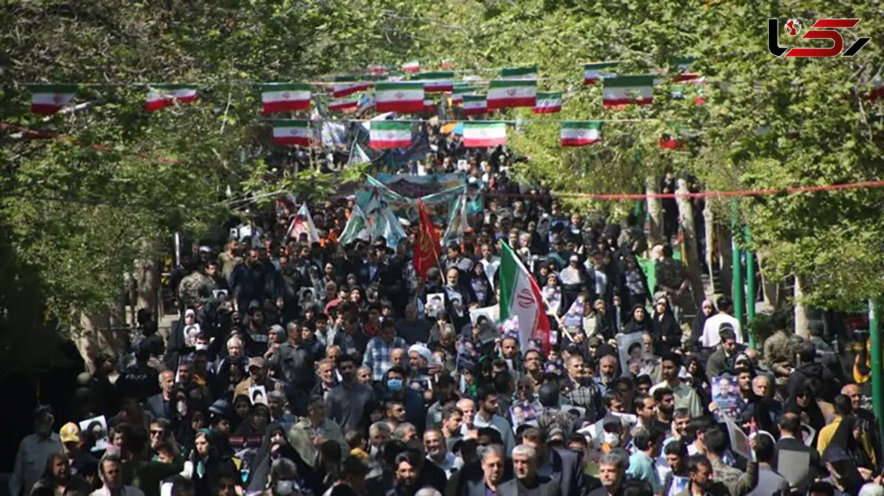 لحظه به لحظه با راهپیمایی روز قدس در ایران + فیلم