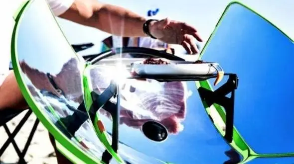 آشپزی مدرن با نور خورشید