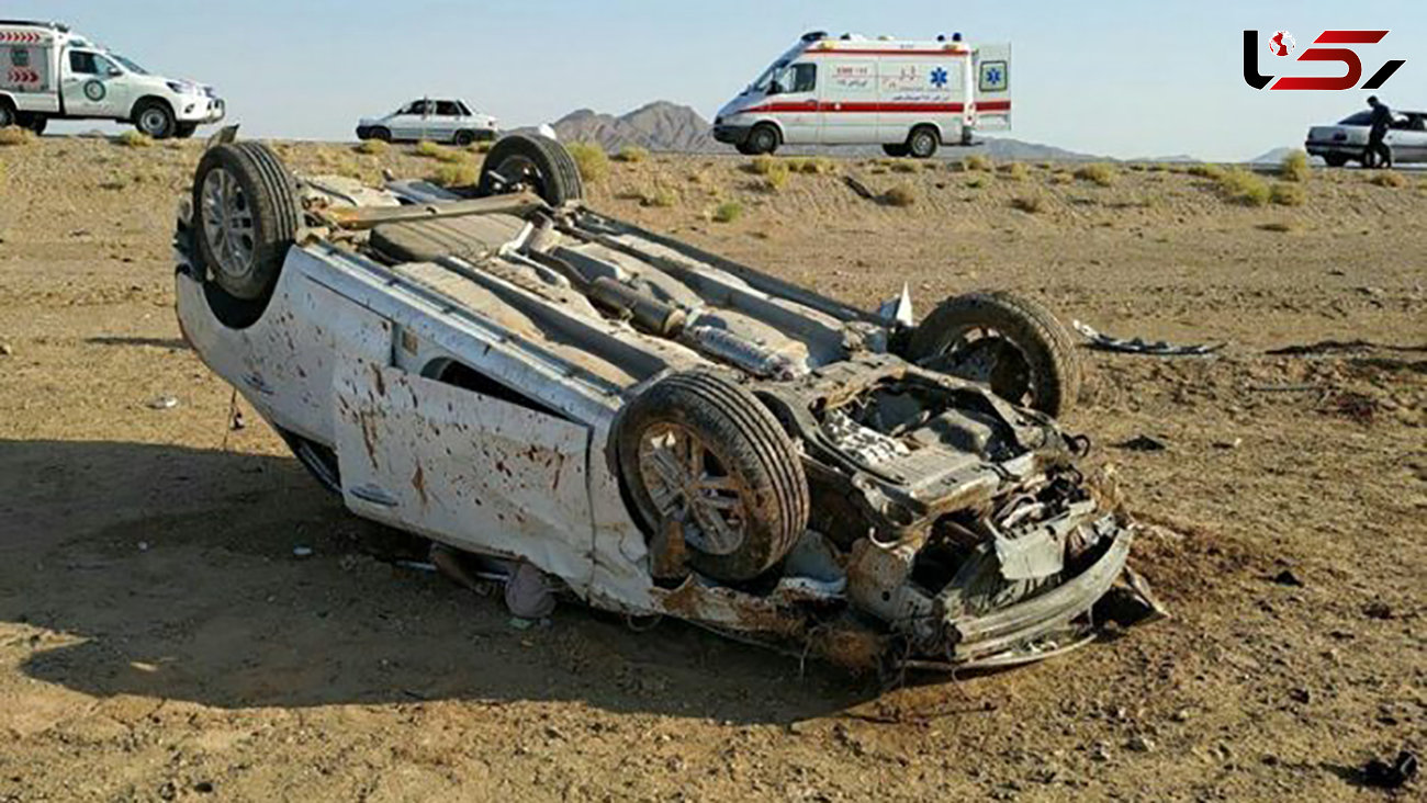 واژگونی هولناک خودروی فرماندار سربیشه /  محمدرضا لکزایی راهی بیمارستان شد
