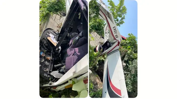 نقص فنی، علت سقوط هواپیمای تفریحی در تنکابن اعلام شد