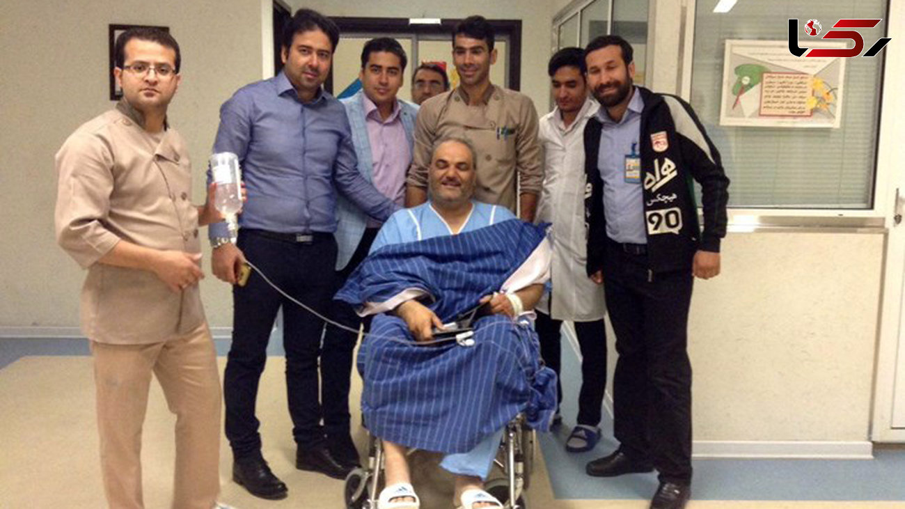 گزارشگر و مجری معروف تلویزیون روی تخت بیمارستان +تصاویر