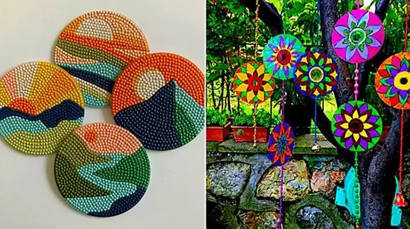 چگونه با سی دی خام دکوری زیبا بسازیم؟ 15 طرح جذاب