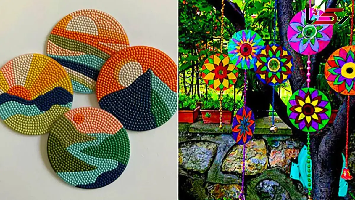 چگونه با سی دی خام دکوری زیبا بسازیم؟ 15 طرح جذاب