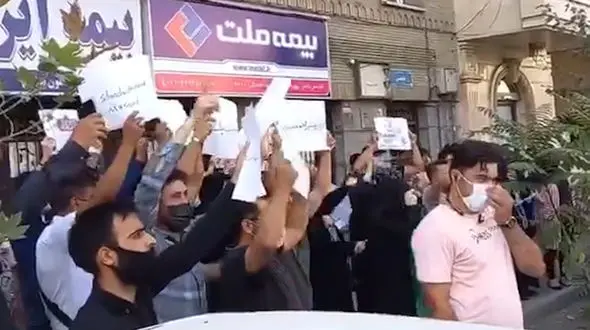 تجمع اعتراضی مقابل سفارت پاکستان در تهران + فیلم