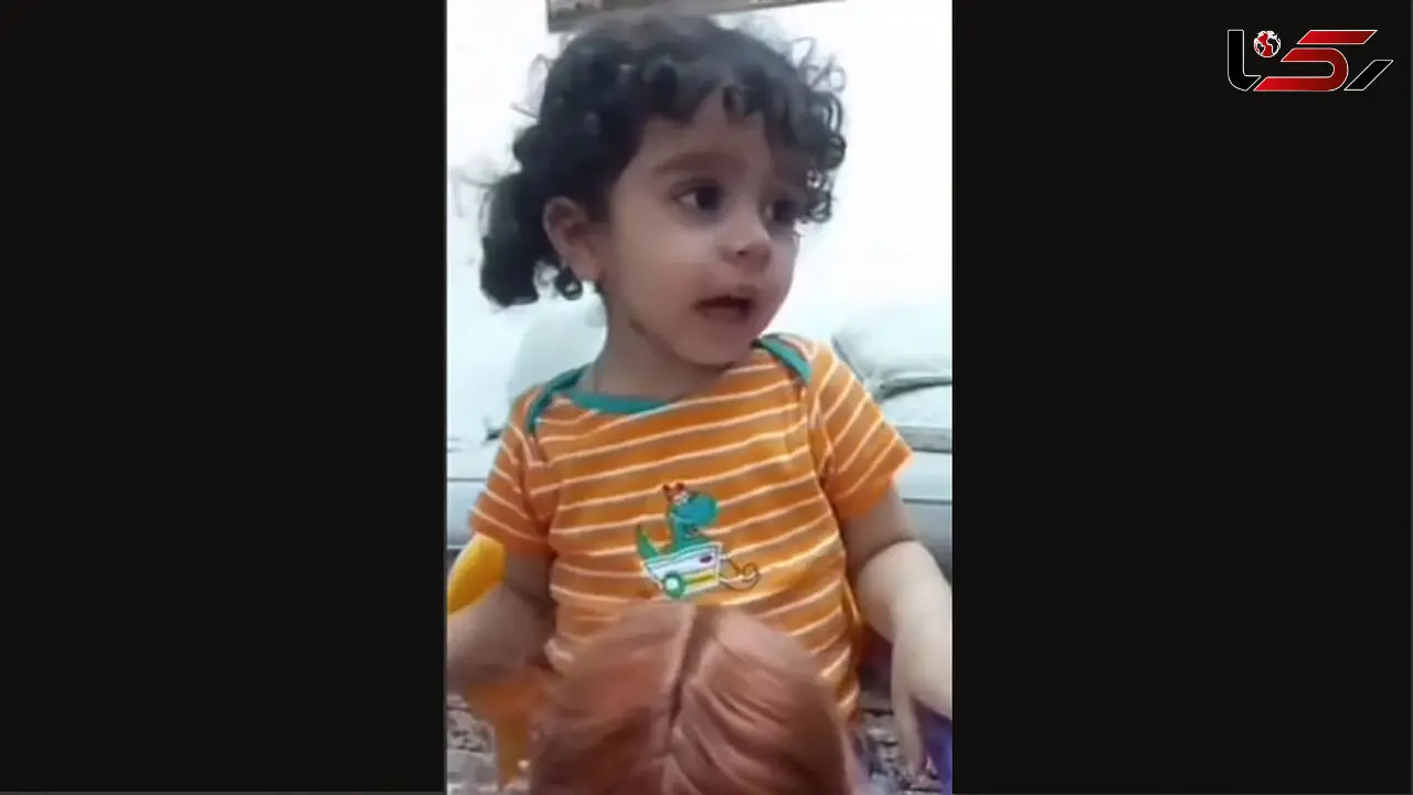 نوحه‌ خوانی زهرا برزگر 3 ساله که در حمله اسرائیل به ایران شهید شد