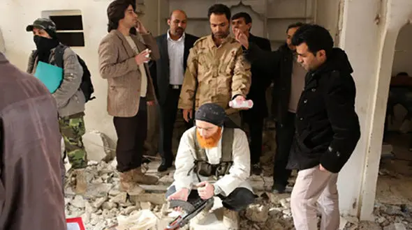 لوکیشن یک فیلم سینمایی در 300 متری داعش! / این فیلم اصلا صحنه بازسازی شده ندارد