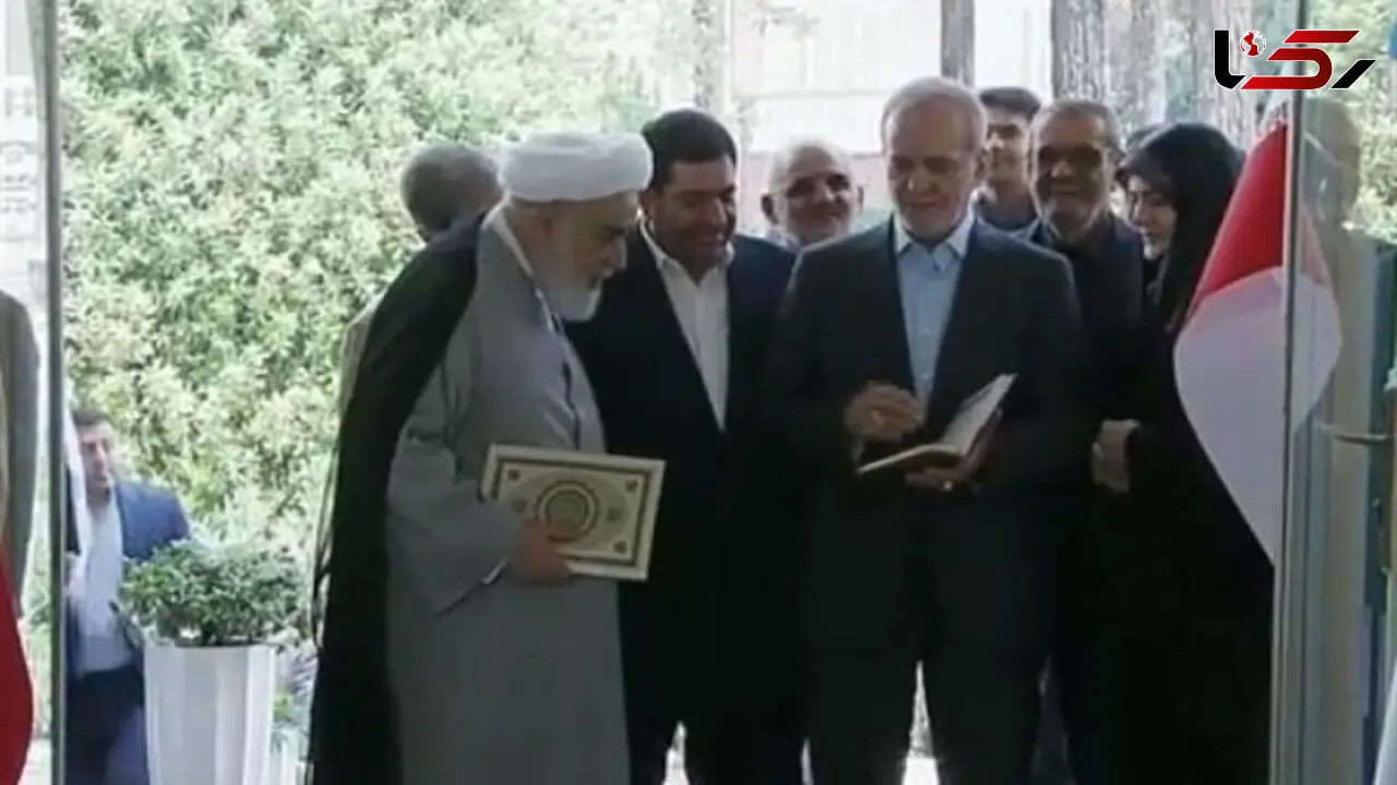 رئیس جمهور دفتر کار خود را تحویل گرفت