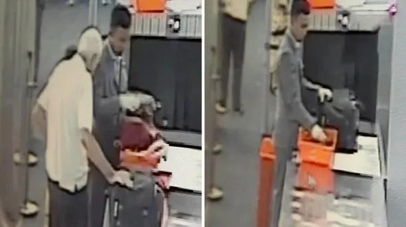 لو رفتن سرقت میلیونی در فرودگاه + فیلم دوربین مداربسته