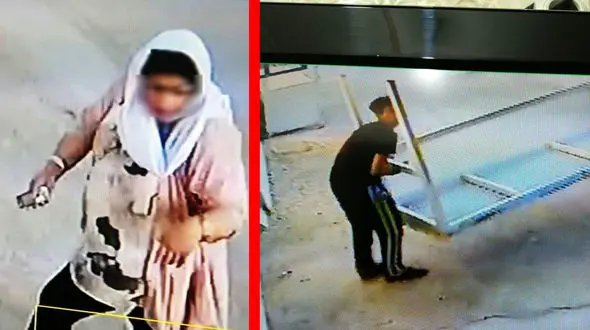 این زن سردسته سارقان موتورسوار آبادان است + فیلم دوربین مداربسته